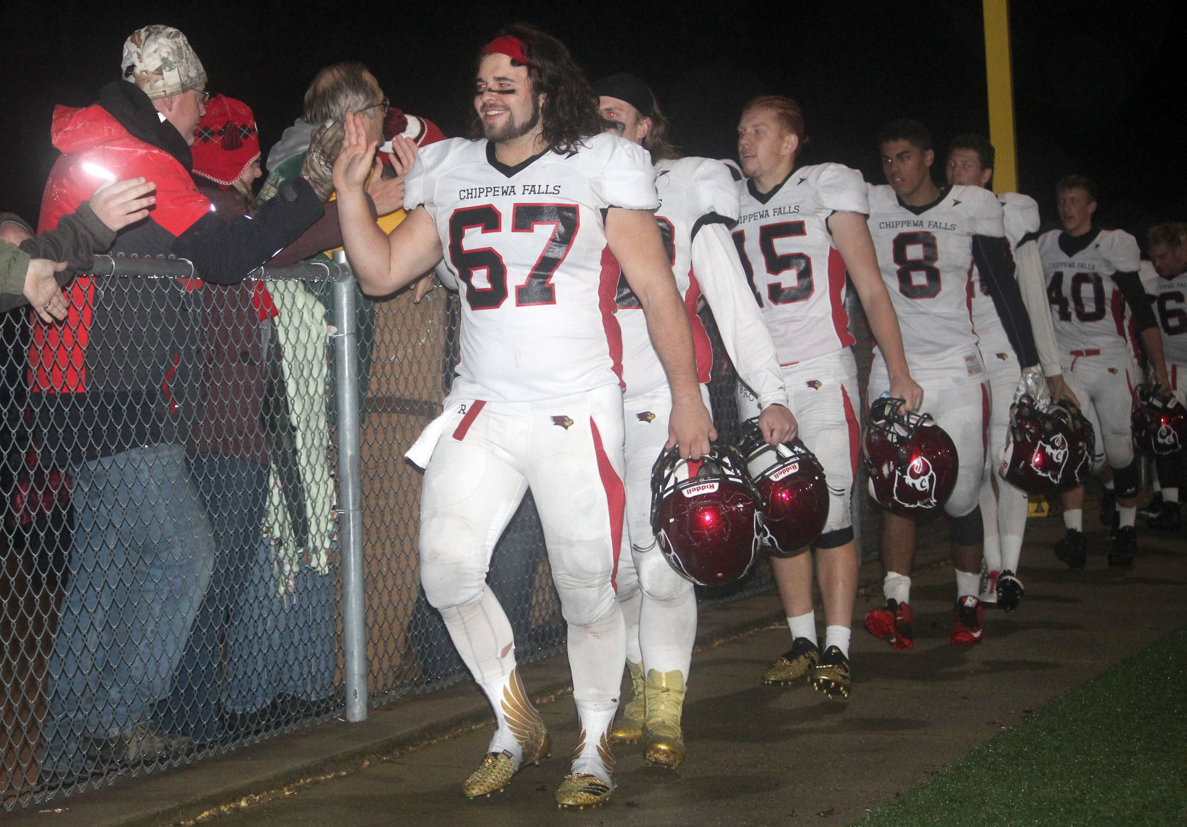 Chi-Hi football at Eau Claire North 10-5-18